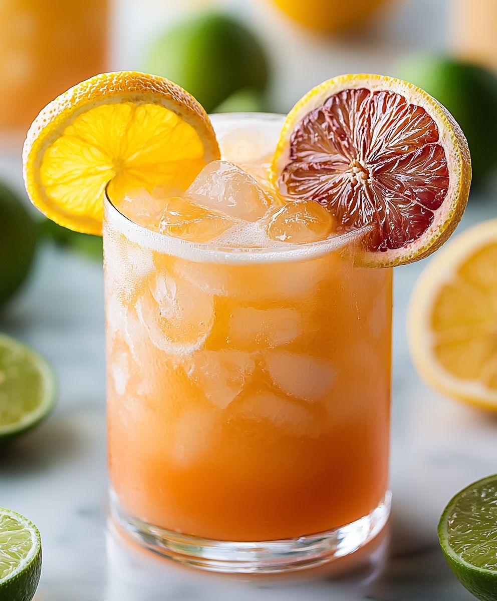 Tropical citrus cooler