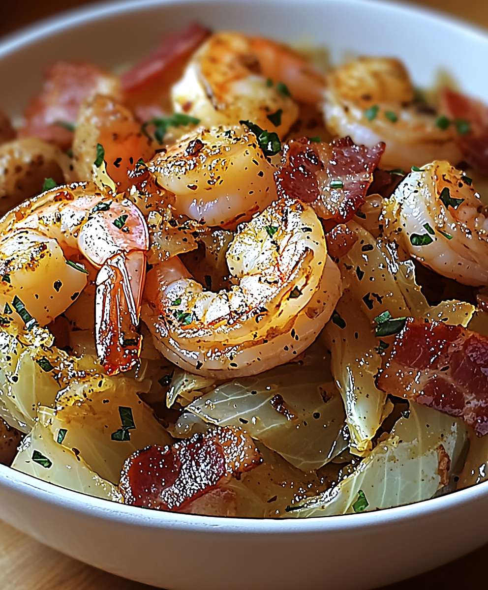 Fried Cabbage with Sausage
