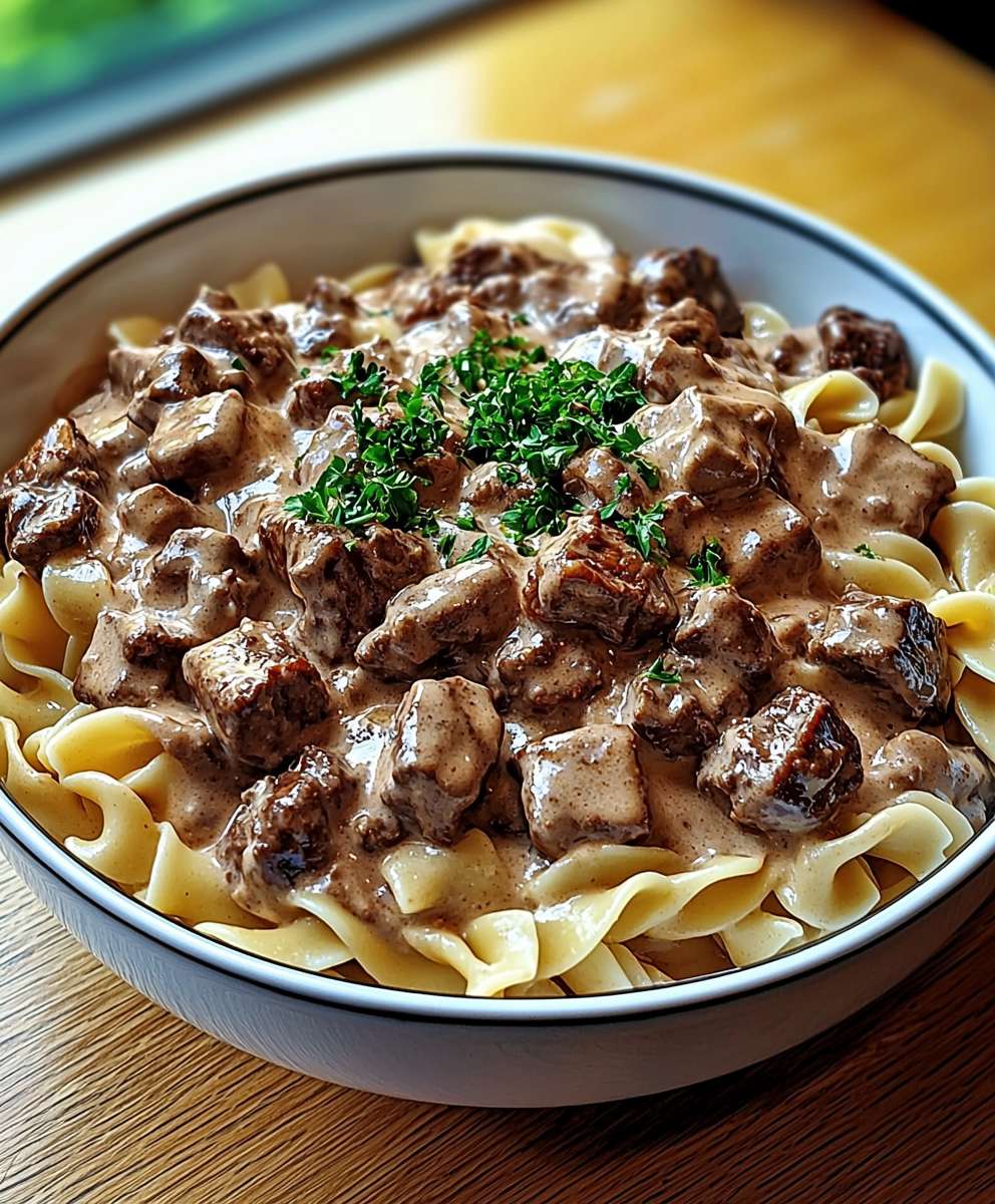 Beef Stroganoff with Noodles