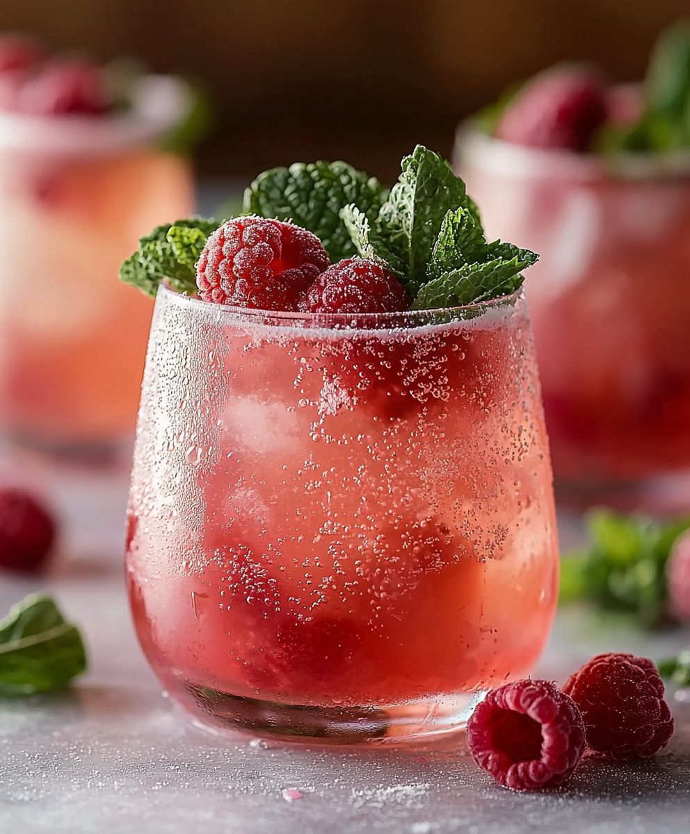 Raspberry Gin Fizz