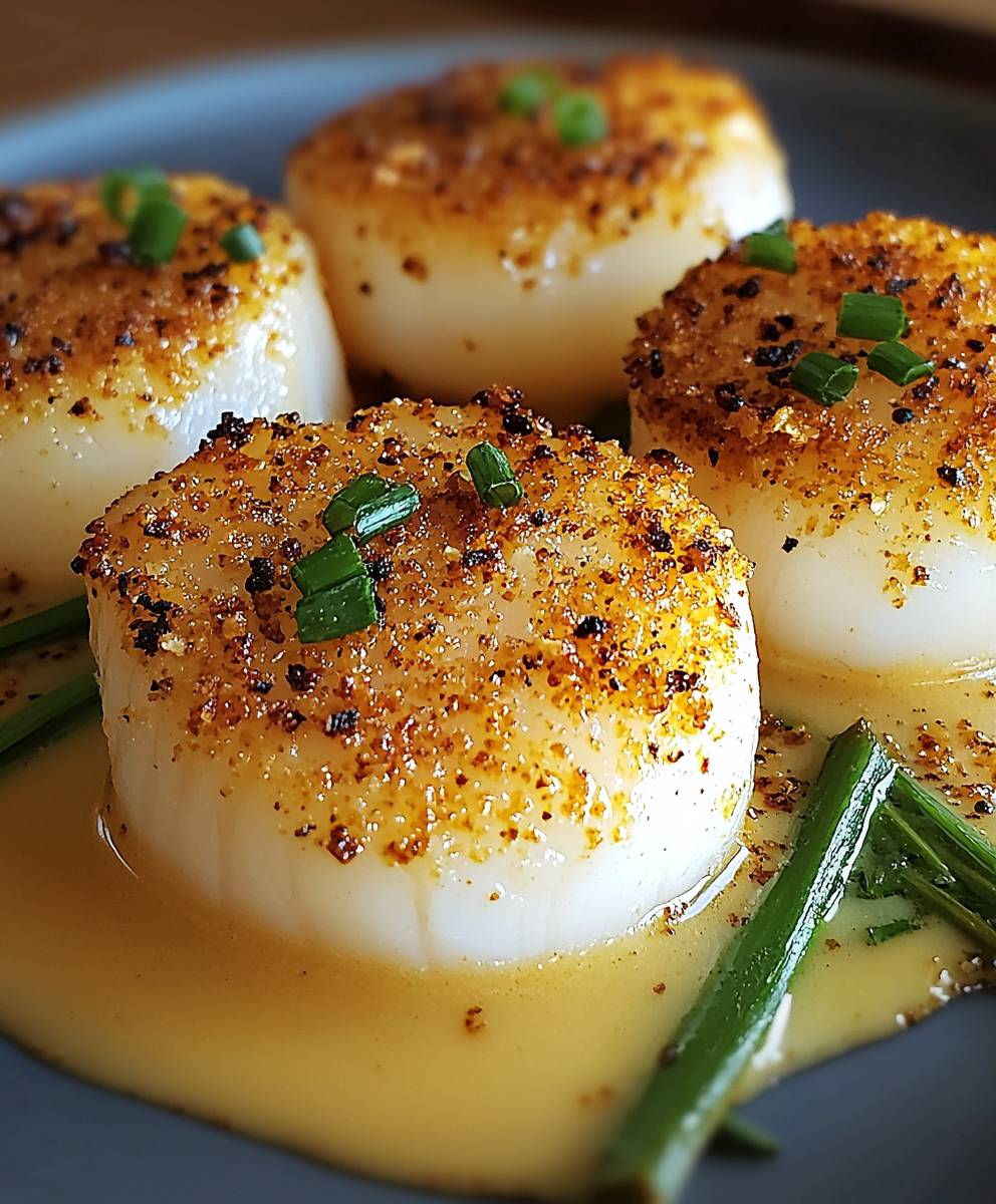 Panko Crusted Sea Scallops