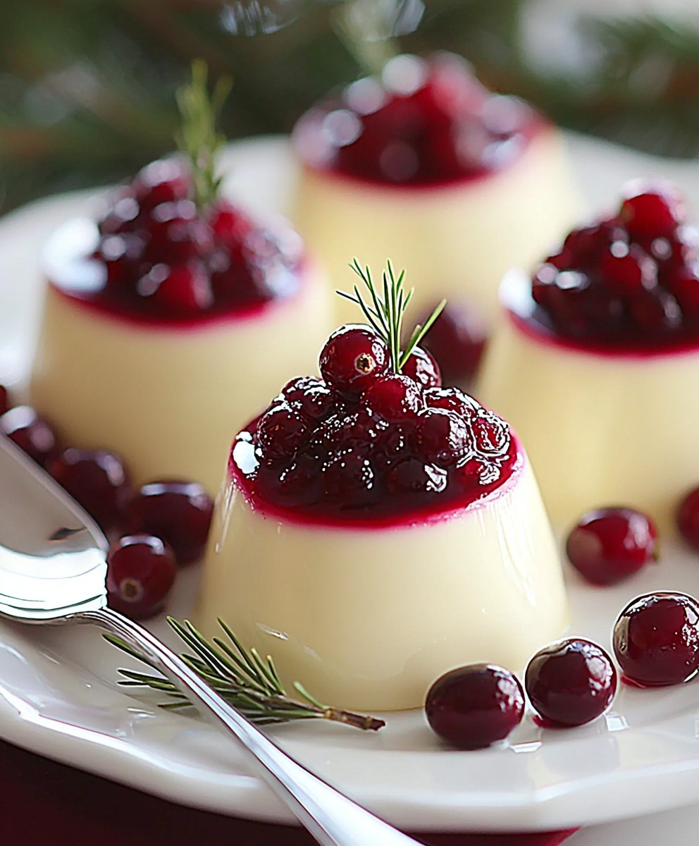 Eggnog Panna Cotta