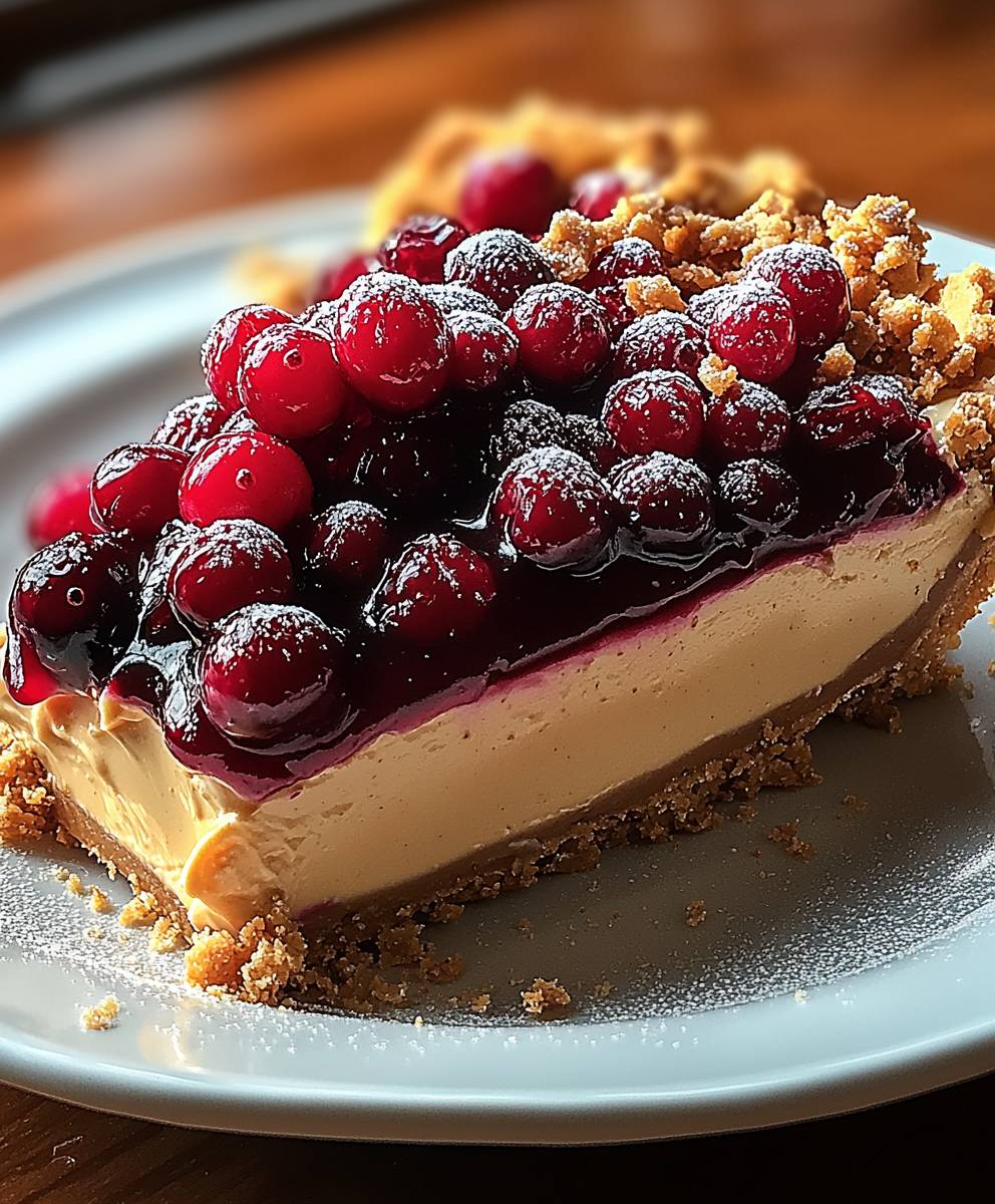 Cranberry Butterscotch Pie
