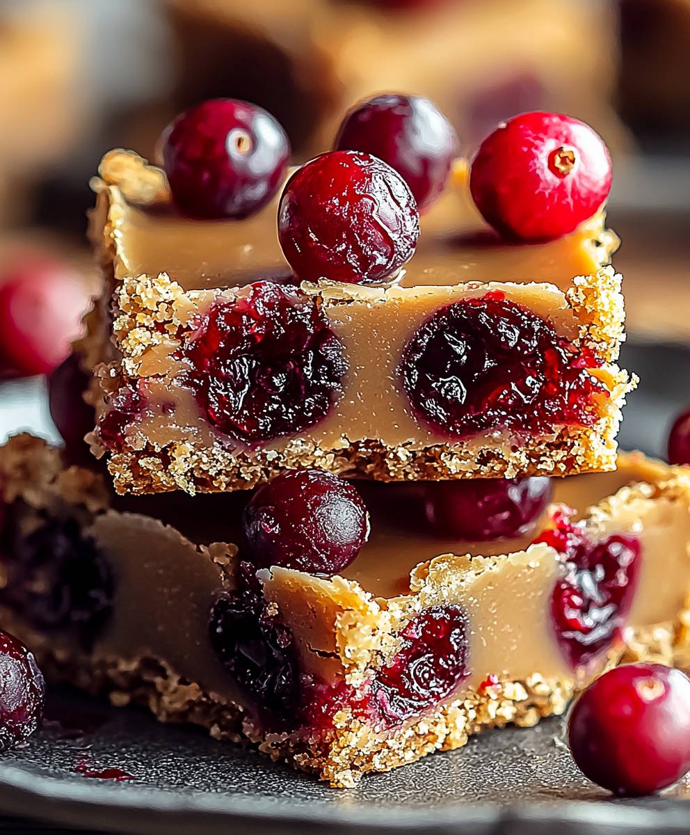 Cranberry Butterscotch Bars