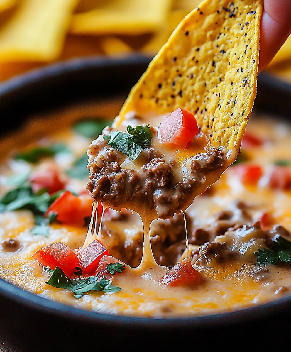 Beef Queso Dip