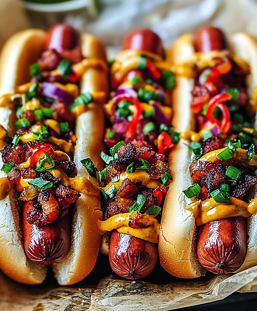 Gourmet hot dogs
