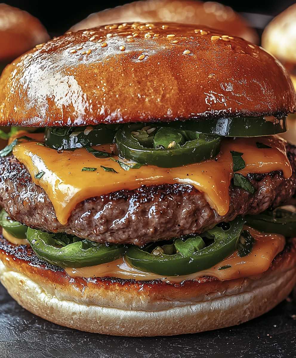Jalapeno Onion Smash Burgers