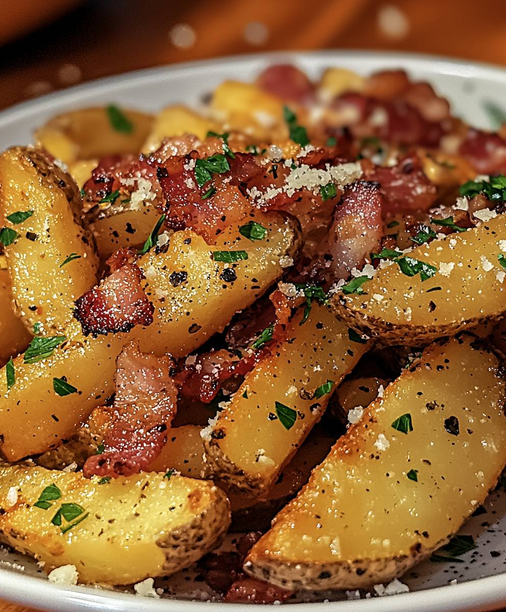 Bacon Garlic Parmesan Fries