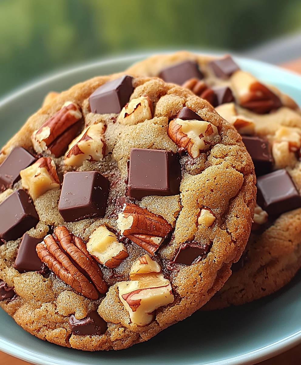 Chocolate Chunk Pecan Cookies