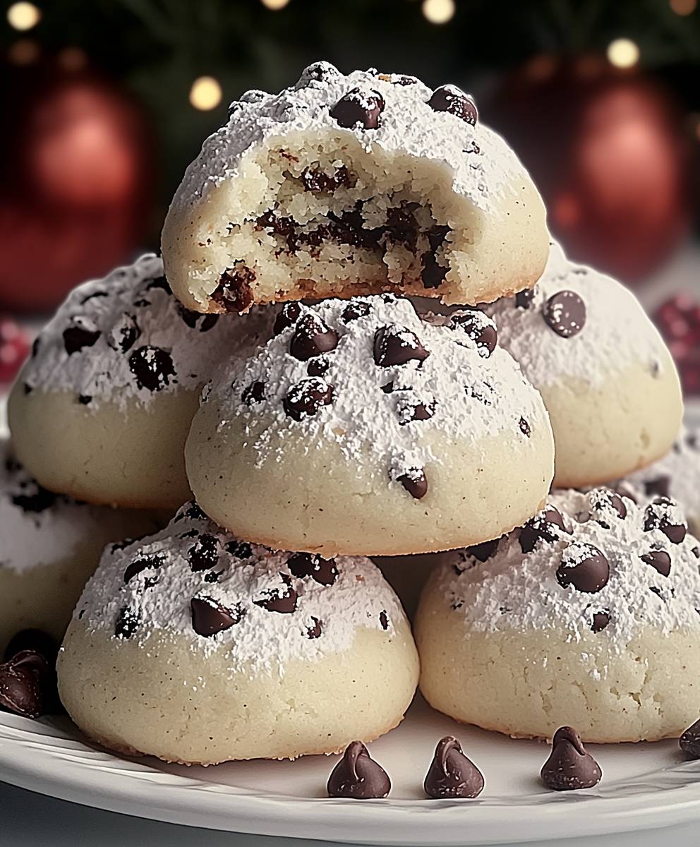 Peanut Butter Snowball Cookies