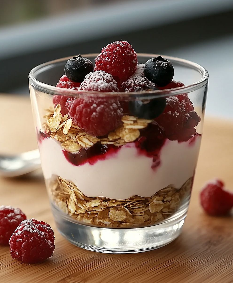 Berry parfait delicacy