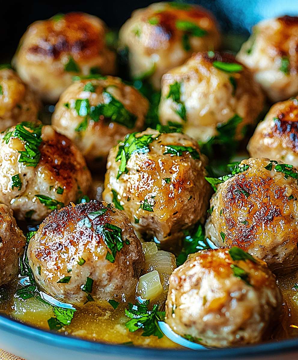 Chicken Piccata Meatballs