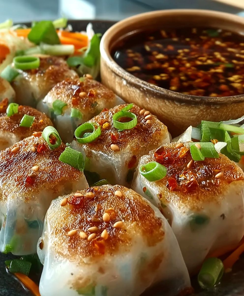 Rice paper dumplings