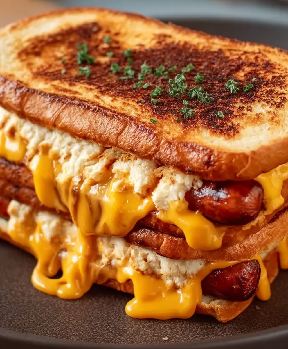 Air Fryer Grilled Cheese Dogs