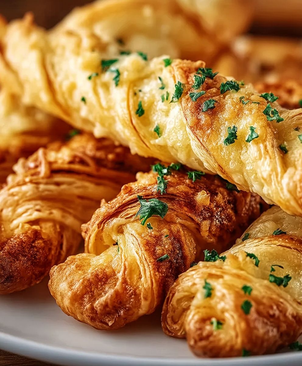 Garlic Parmesan Air Fryer Twists