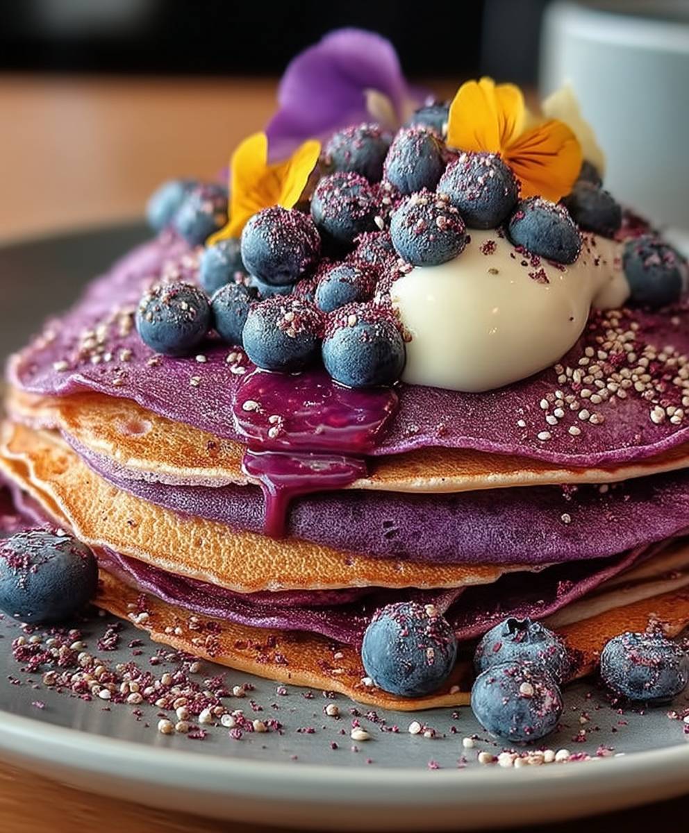 Violet crepe