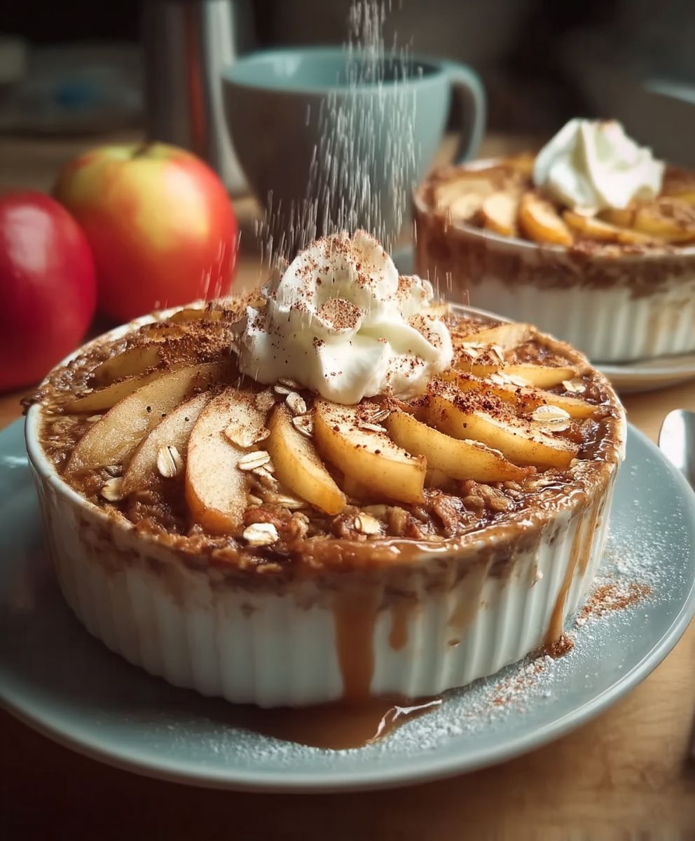 Baked apple oatmeal