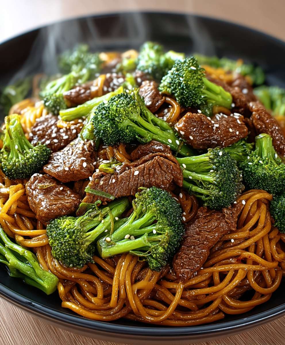 Beef Broccoli Lo Mein