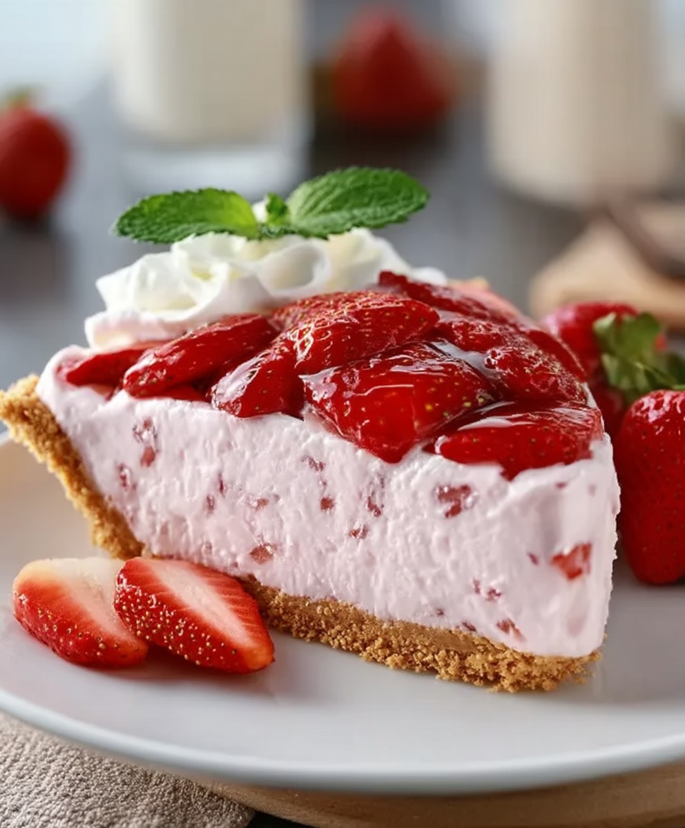 Strawberry Cream Pie