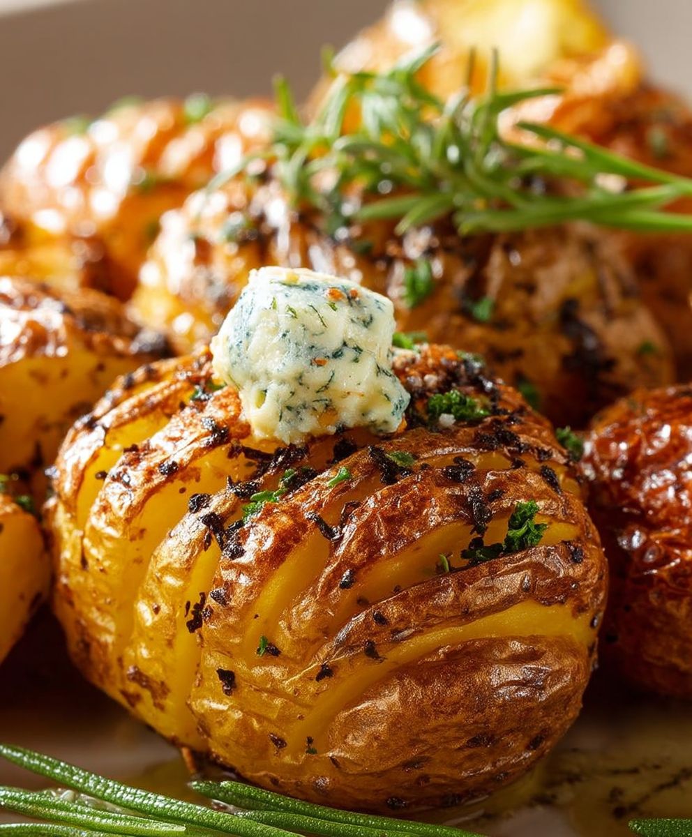 Hedgehog Roasted Potatoes