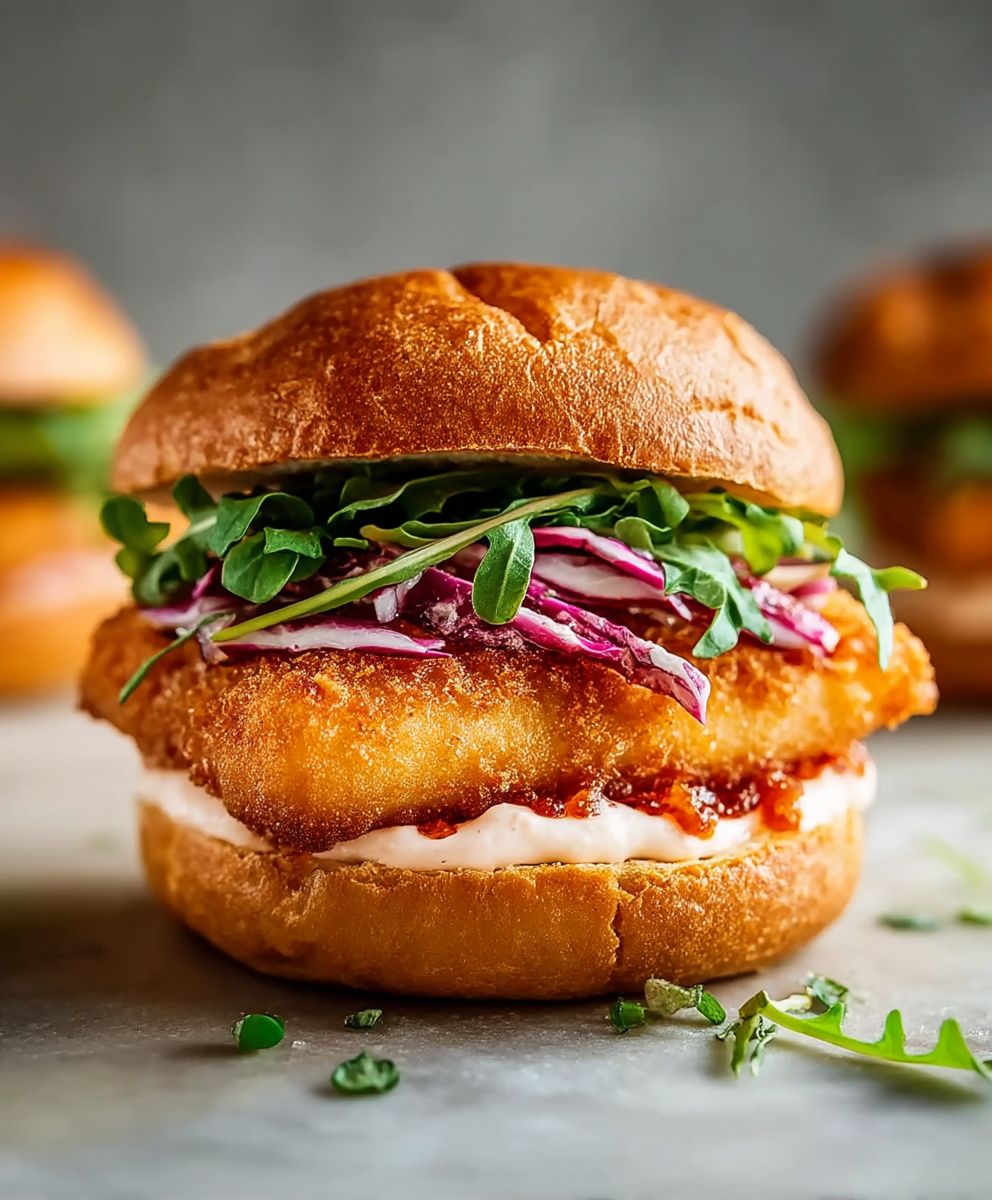 Fried Cod Fish Sandwich