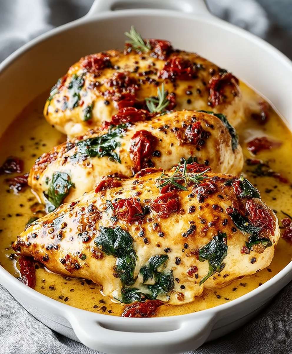 Baked Tuscan Chicken