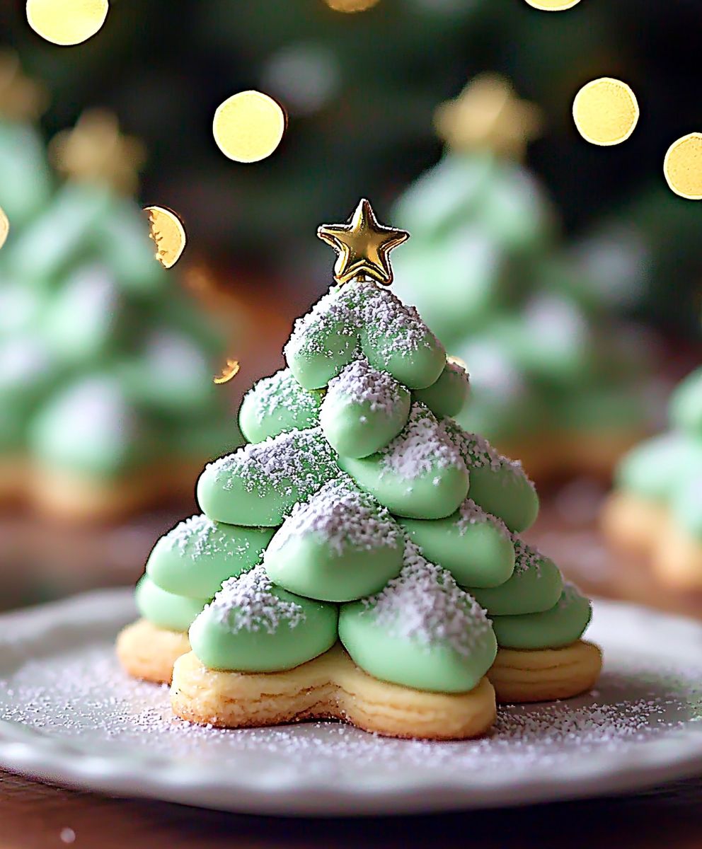 Christmas tree cookies