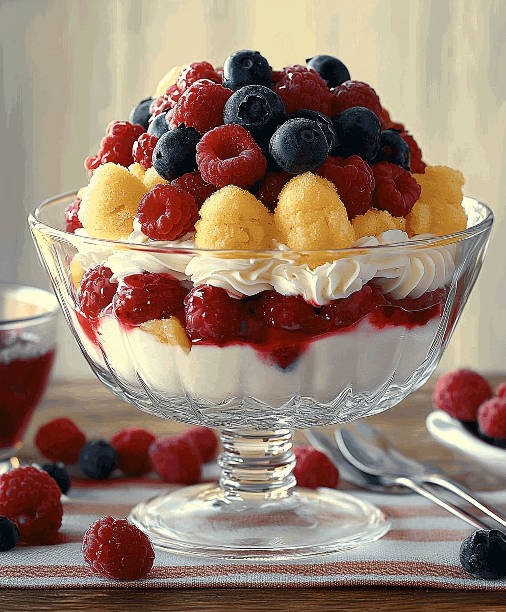 Berry Yogurt Trifle