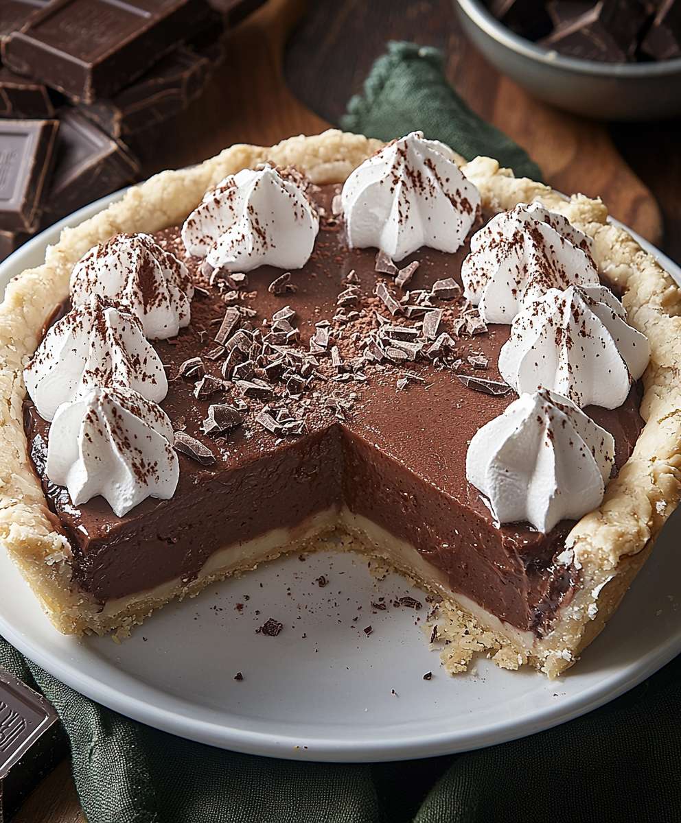 Hot Chocolate Icebox Pie