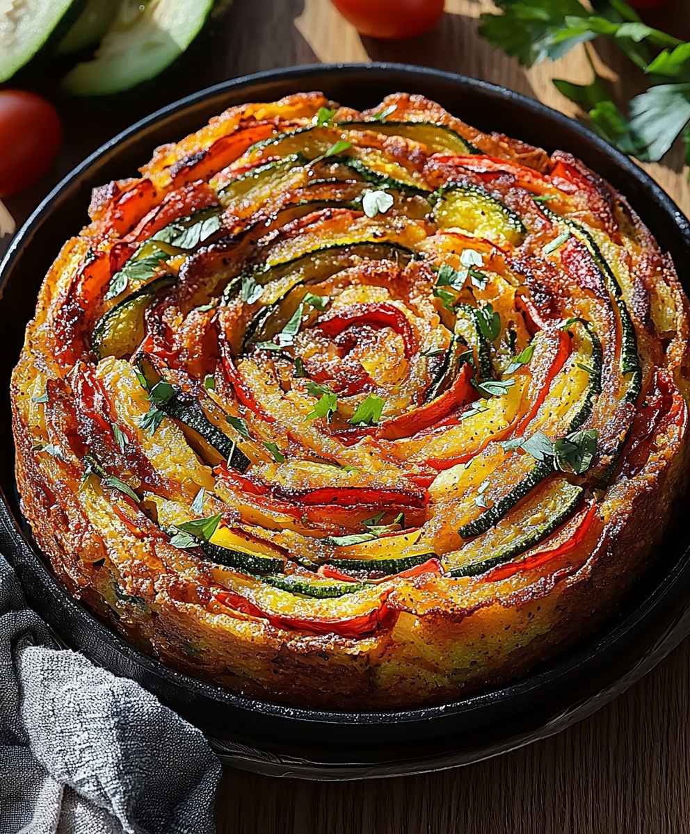 Veggie Crinkle Cake Breakfast
