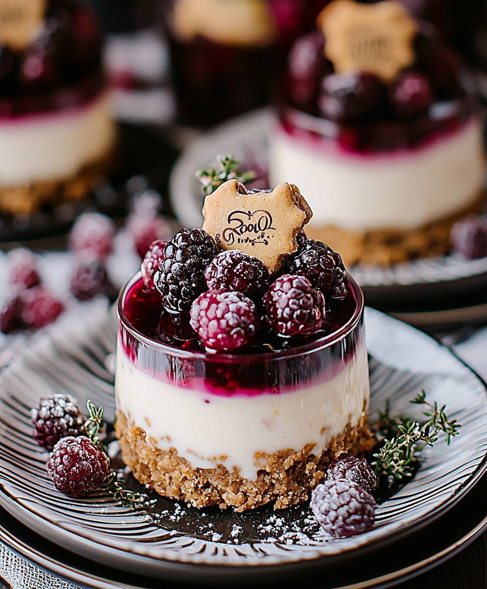 Mulled wine cheesecake