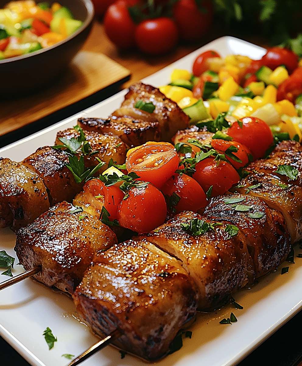 Grilled Lamb Skewers