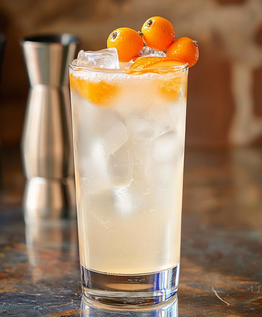 Ginger Kumquat Collins