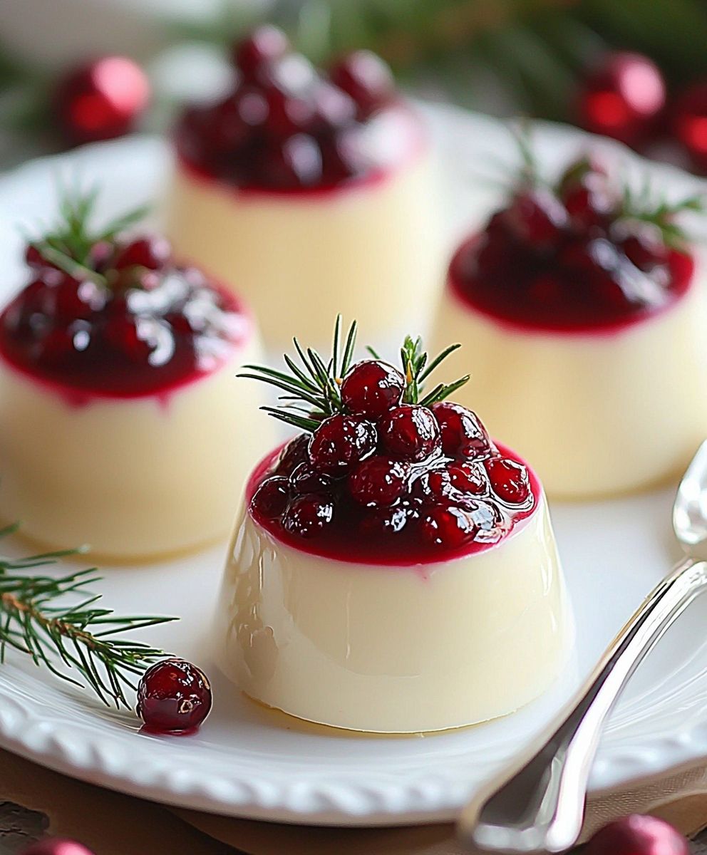 Eggnog Panna Cotta