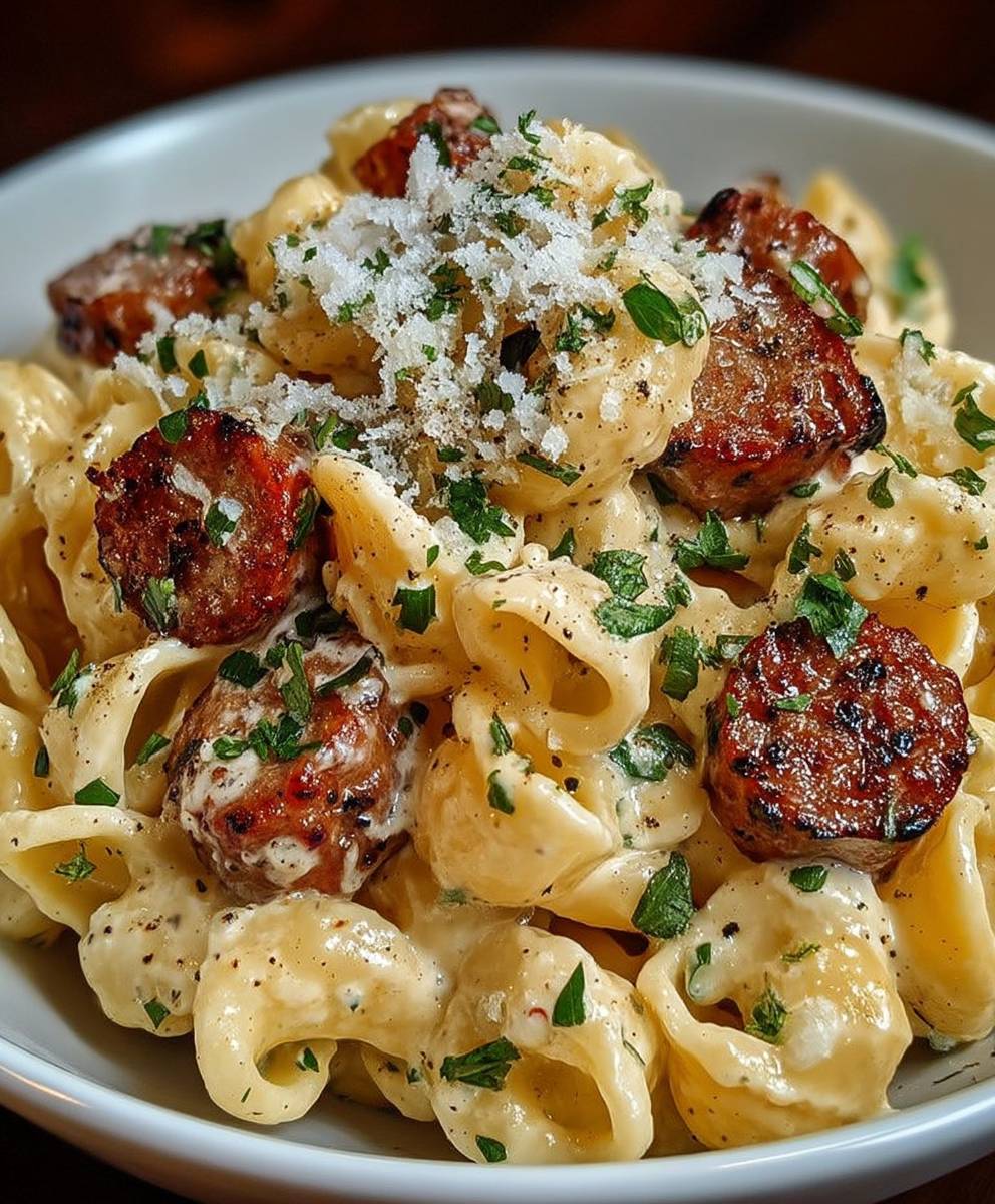 Tuscan Sausage Pasta