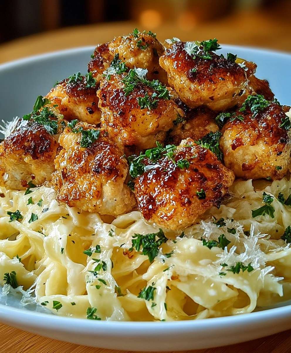 Garlic Chicken Parmesan Pasta