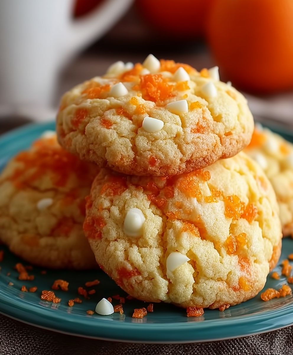 Creamsicle orange cookies