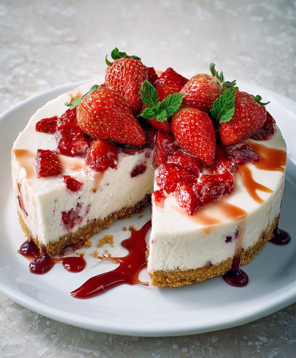 Strawberry cheesecake