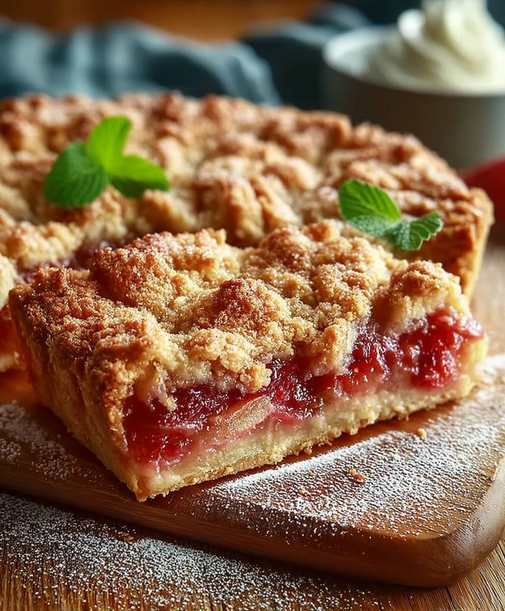 Rhubarb Crumble Pie