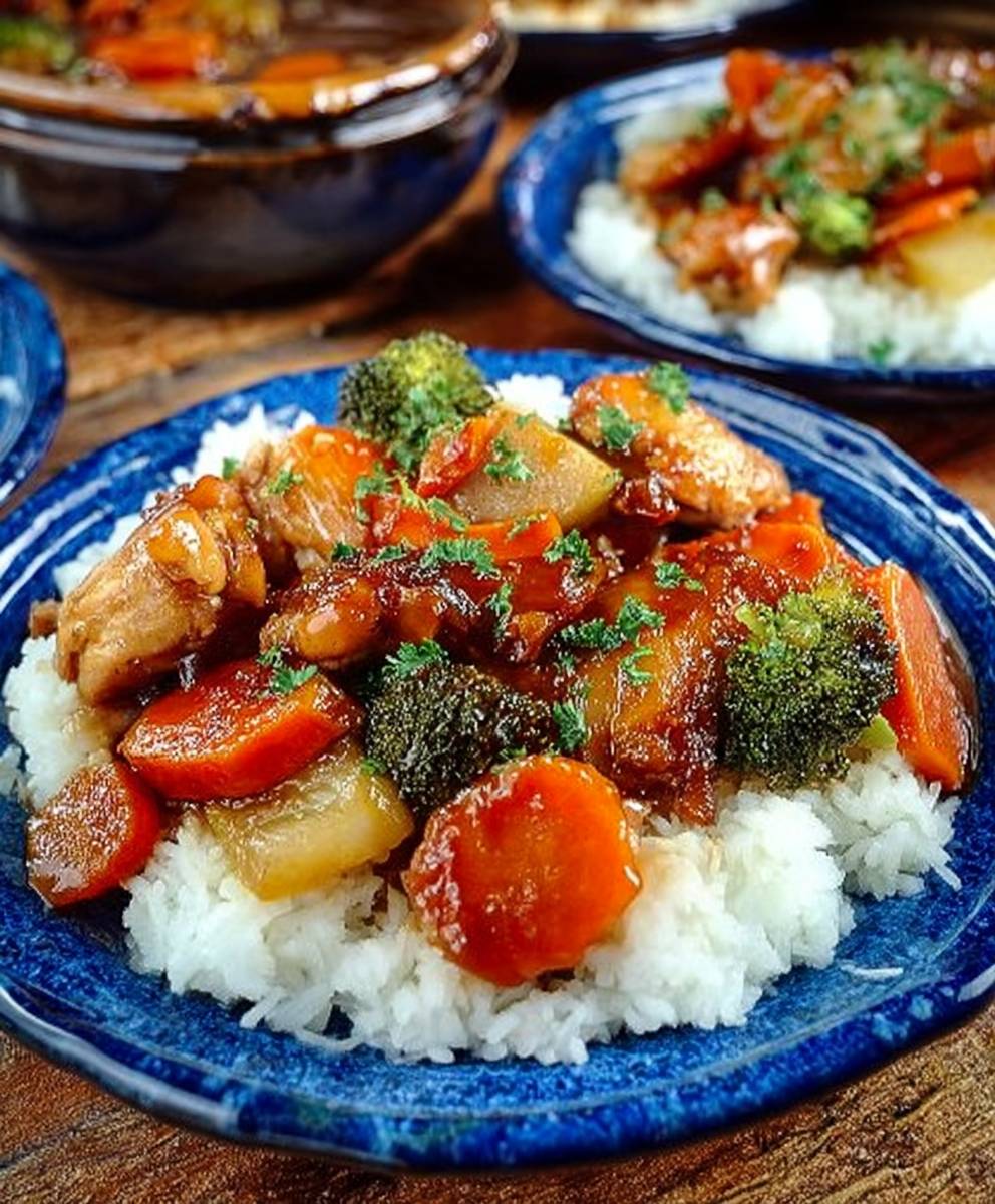 Mandarin chicken crock pot