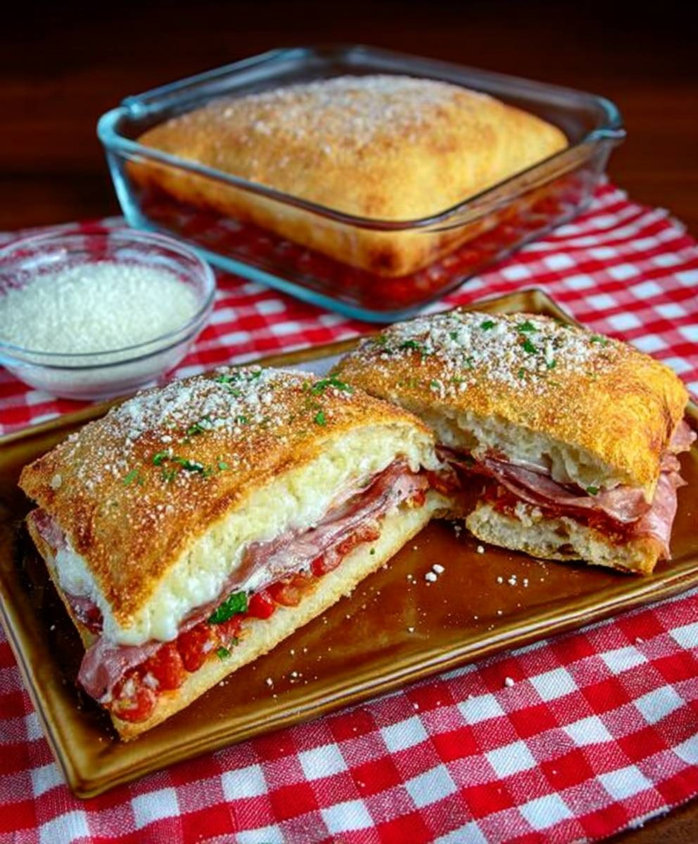 Italian baked sandwich