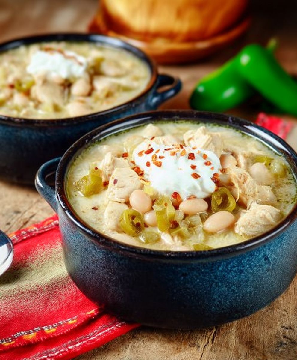 White chicken chili