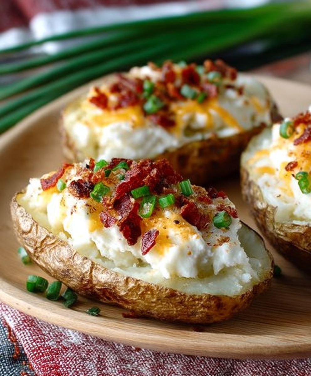 Make Ahead Twice Baked Potatoes