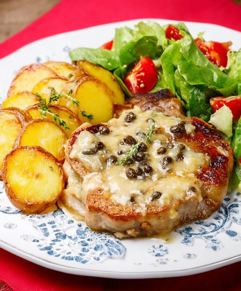 Pork chop potato casserole