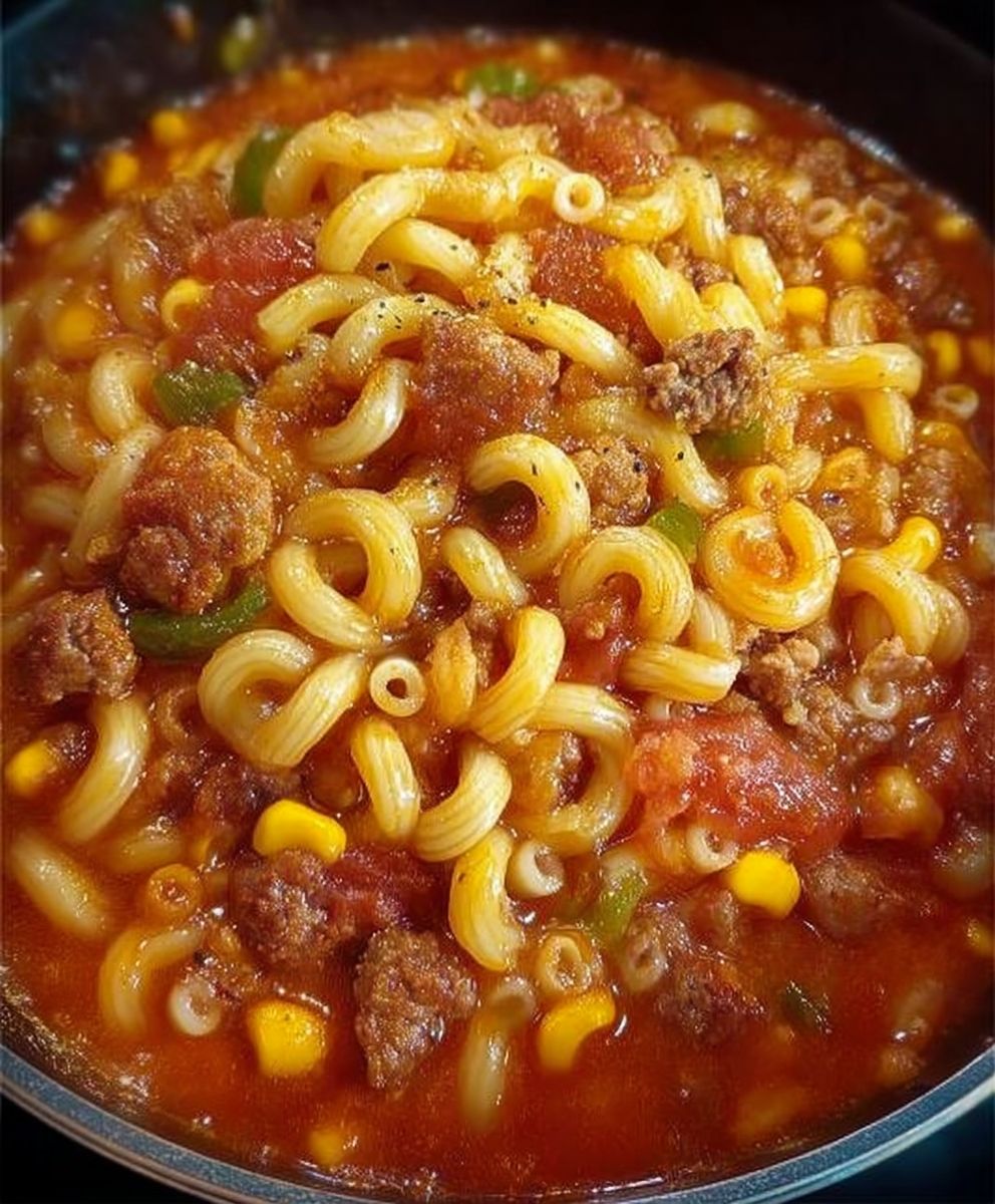Burger noodle stuff