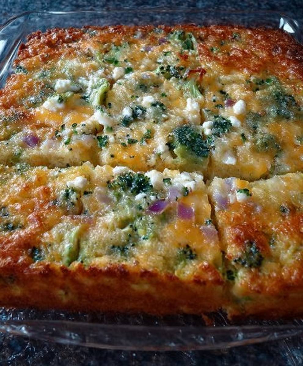 Cheesy Broccoli Cornbread