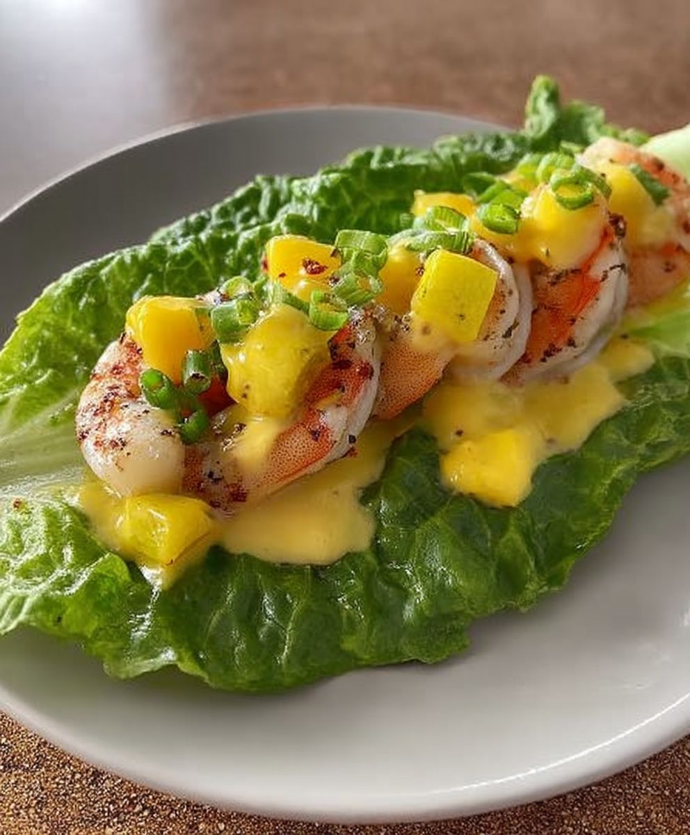 Shrimp lettuce wraps