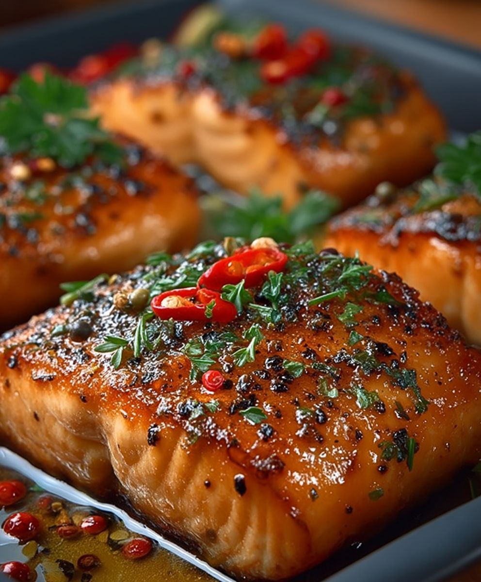 Cajun Honey Glazed Salmon