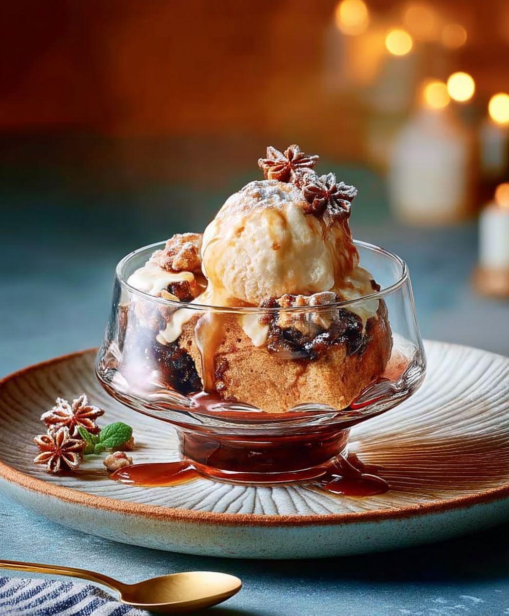 Mince pie affogato