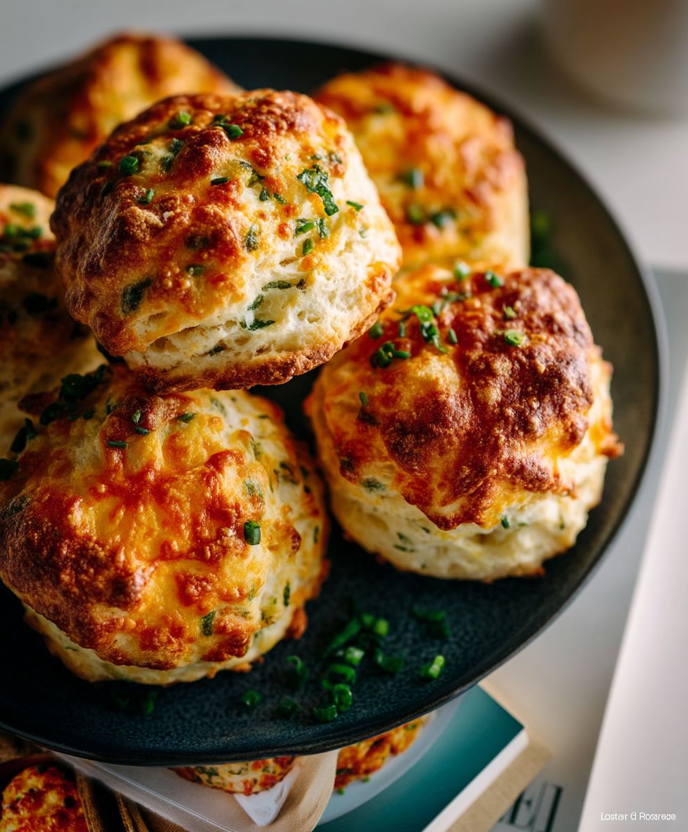 Cheddar Scallion Biscuits